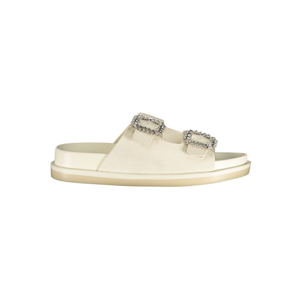 Laura Biagiotti White Polyurethane Slipper