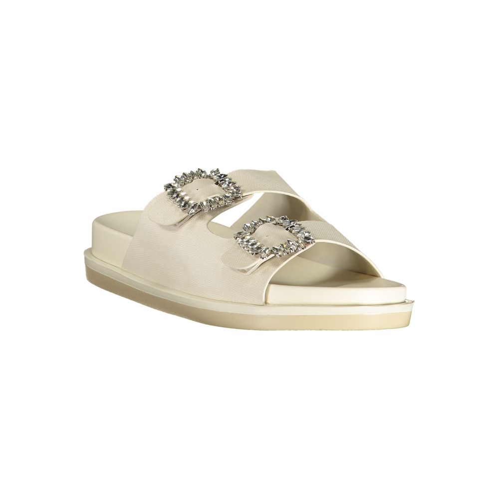 Laura Biagiotti White Polyurethane Slipper