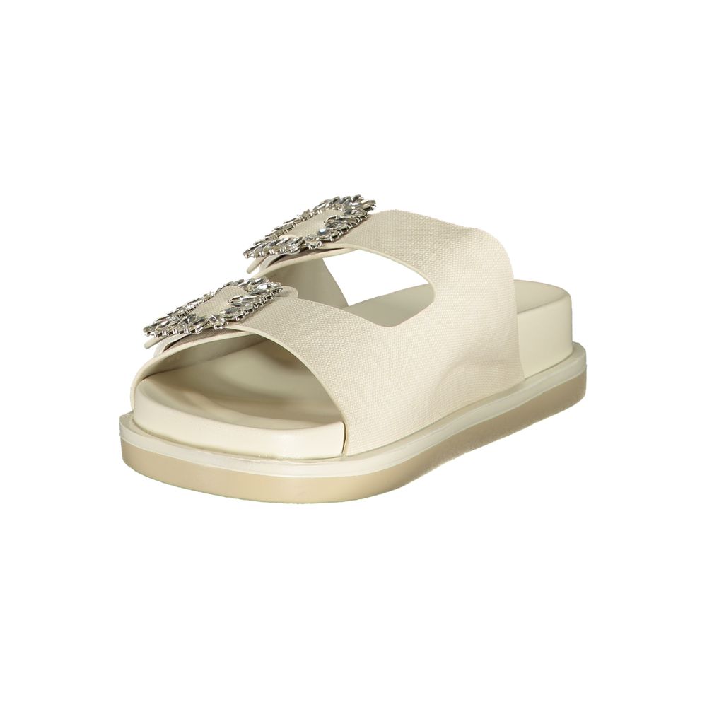 Laura Biagiotti White Polyurethane Slipper