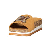 Laura Biagiotti Brown Polyurethane Slipper