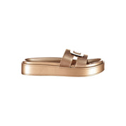 Laura Biagiotti Bronze Polyurethane Sandal