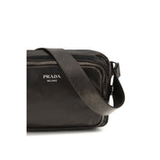 Prada Brown Calf Leather Shoulder Bag