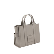 Marc Jacobs Gray Calf Leather Medium Tote Handbag