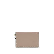 Valentino Garavani Beige Calf Leather Wallet