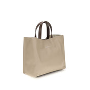 Marni Beige Calf Leather Shoulder Bag