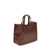Marni Beige Calf Leather Shoulder Bag
