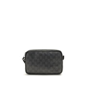 Gucci Black GG Fabric Shoulder Bag