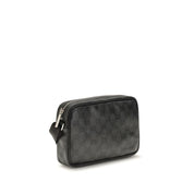 Gucci Black GG Fabric Shoulder Bag