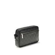 Gucci Black GG Fabric Shoulder Bag