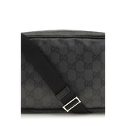Gucci Black GG Fabric Shoulder Bag