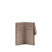 Valentino Garavani Garnet Calf Leather Card Holder