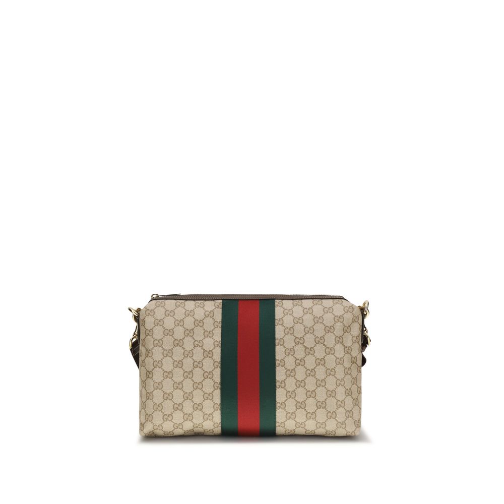 Gucci Beige GG Canvas Shoulder Bag