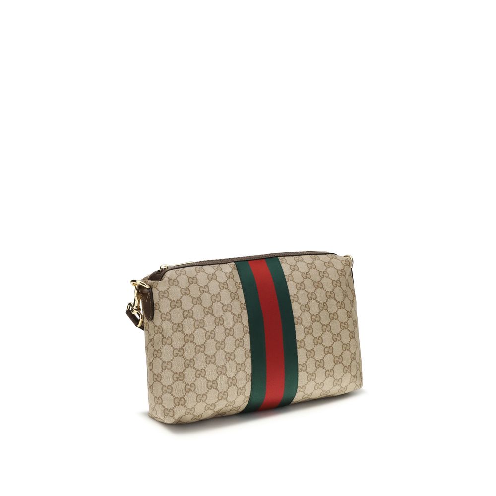 Gucci Beige GG Canvas Shoulder Bag