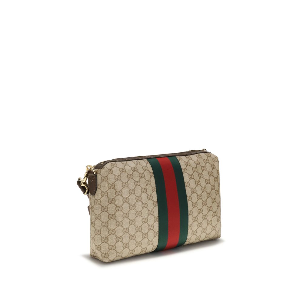 Gucci Beige GG Canvas Shoulder Bag