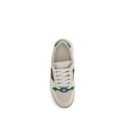 Gucci Beige Fabric Low Top Sneakers