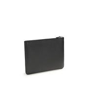 Valentino Garavani Black Calf Leather Pouch