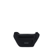 Balenciaga Black Polyester Fanny Pack