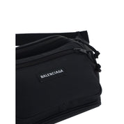 Balenciaga Black Polyester Fanny Pack