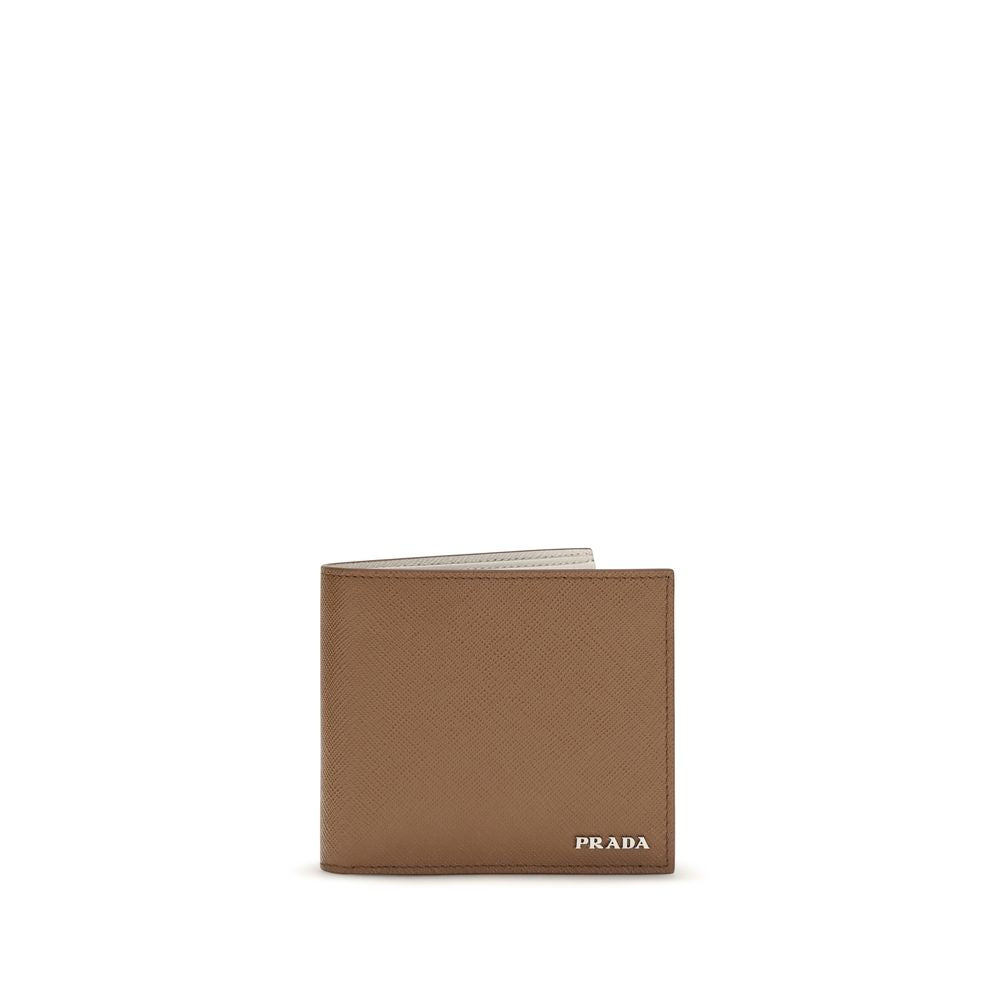 Prada Beige Calf Leather Wallet