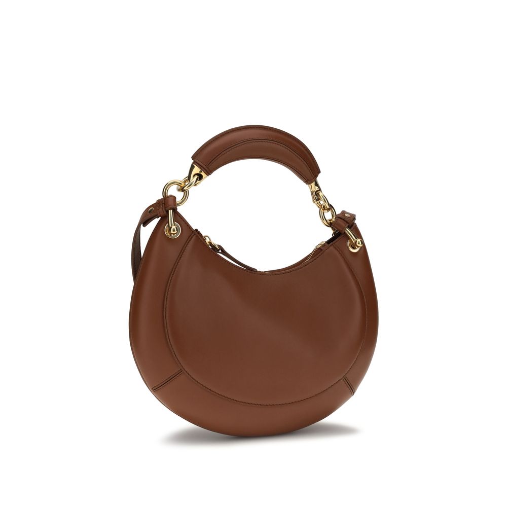 Chloé Brown Calf Leather Shoulder Bag