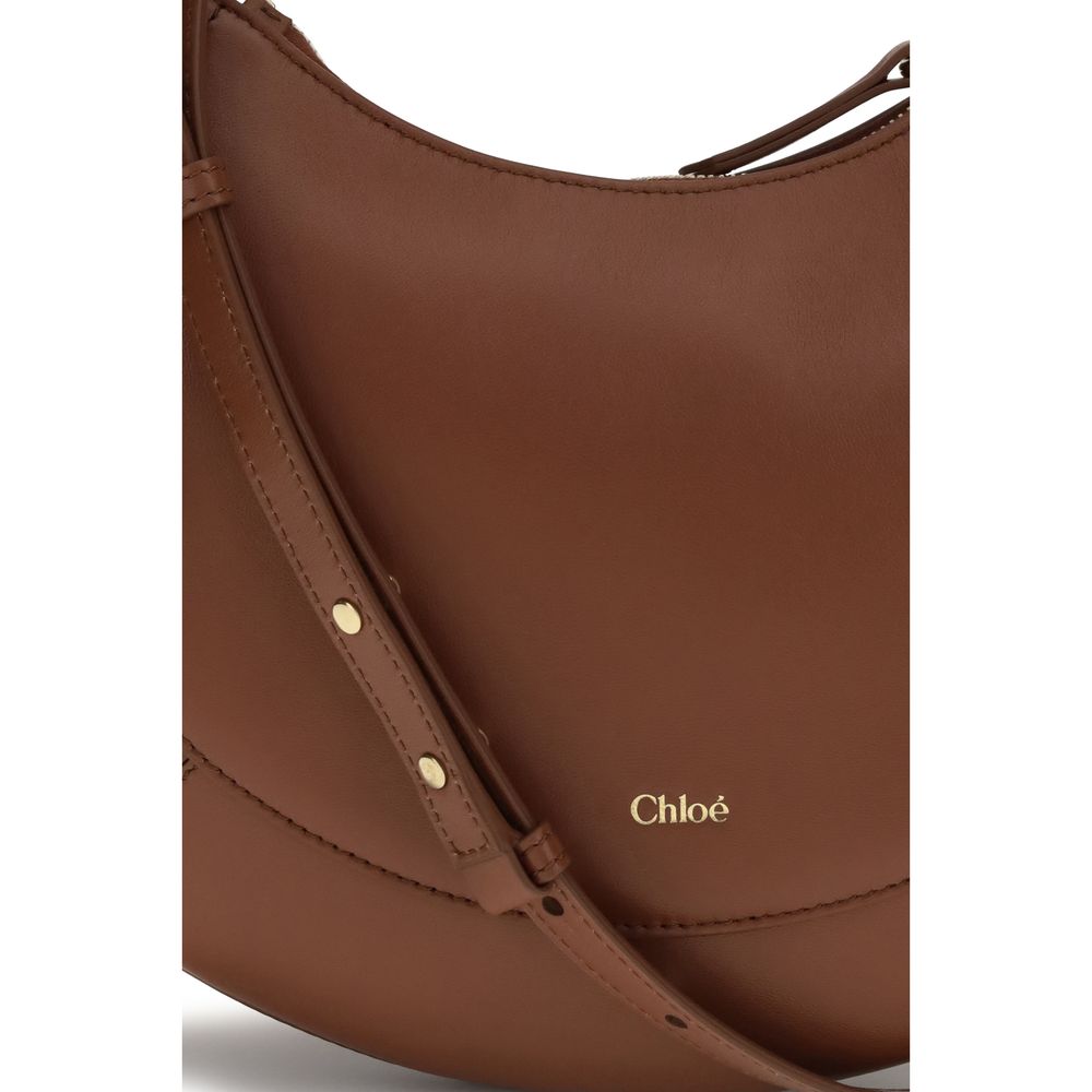 Chloé Brown Calf Leather Shoulder Bag