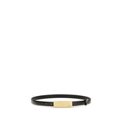 Khaite Black Calf Leather Regular Belt