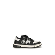 Amiri Black Calf Leather Low Top Sneakers