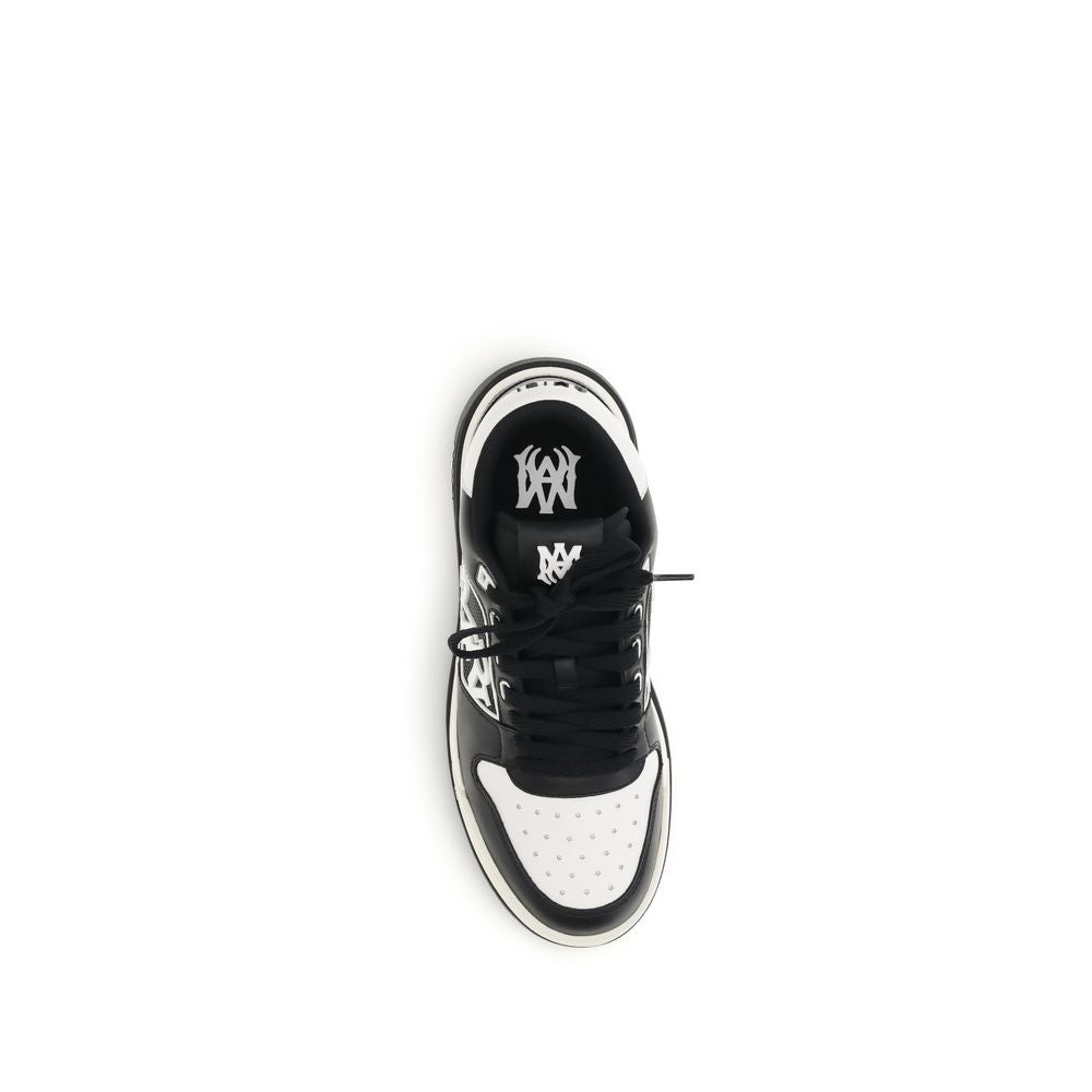 Amiri Black Calf Leather Low Top Sneakers