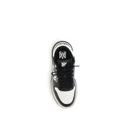 Amiri Black Calf Leather Low Top Sneakers