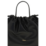 Chloé Black Lamb Nappa Chain Shoulder Bag