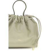 Chloé Gray Lambskin Nappa Shoulder Bag