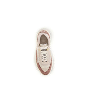 Chloé Beige Nylon Chunky Sneakers