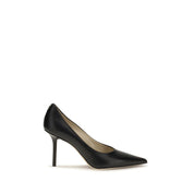 Jimmy Choo Black Calf Leather High-Heel Pumps