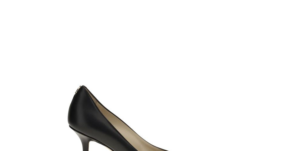 Jimmy Choo Black Calf Leather High-Heel Pumps