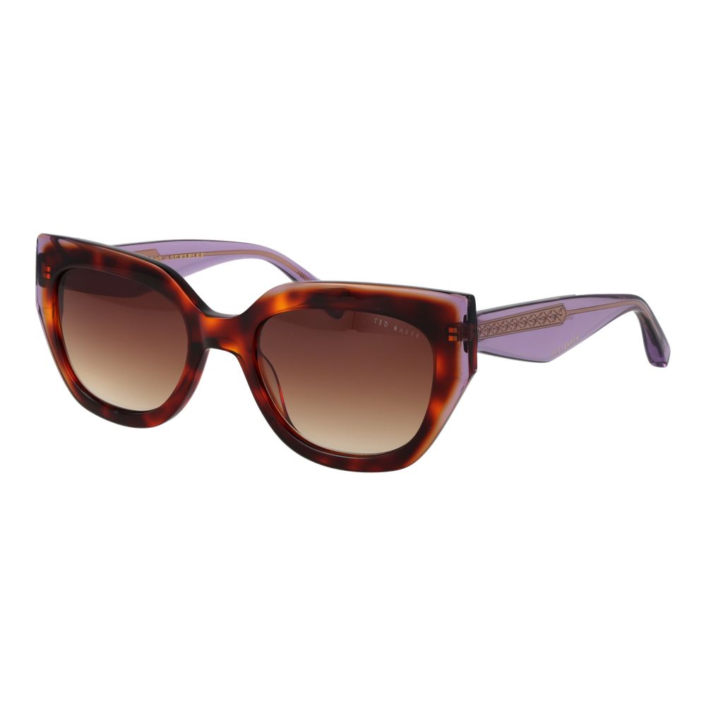 Ted Baker Brown Acetate Cat Eye Sunglasses
