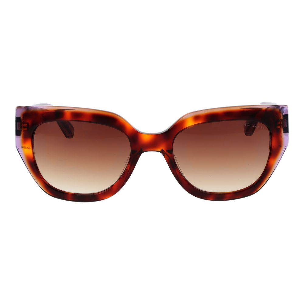 Ted Baker Brown Acetate Cat Eye Sunglasses