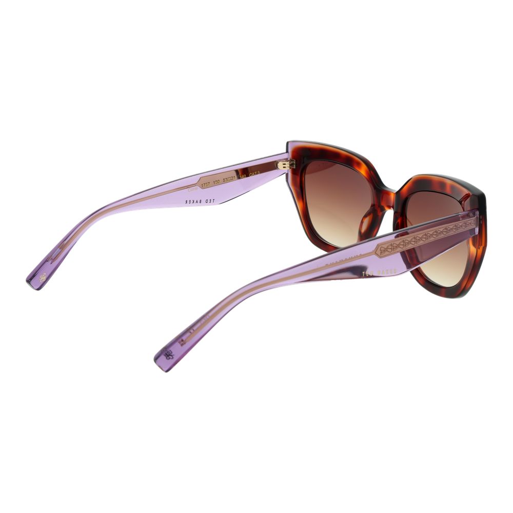 Ted Baker Brown Acetate Cat Eye Sunglasses