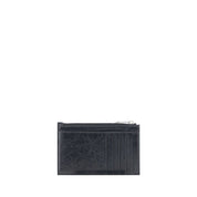 Balenciaga Black Lambskin Card Holder