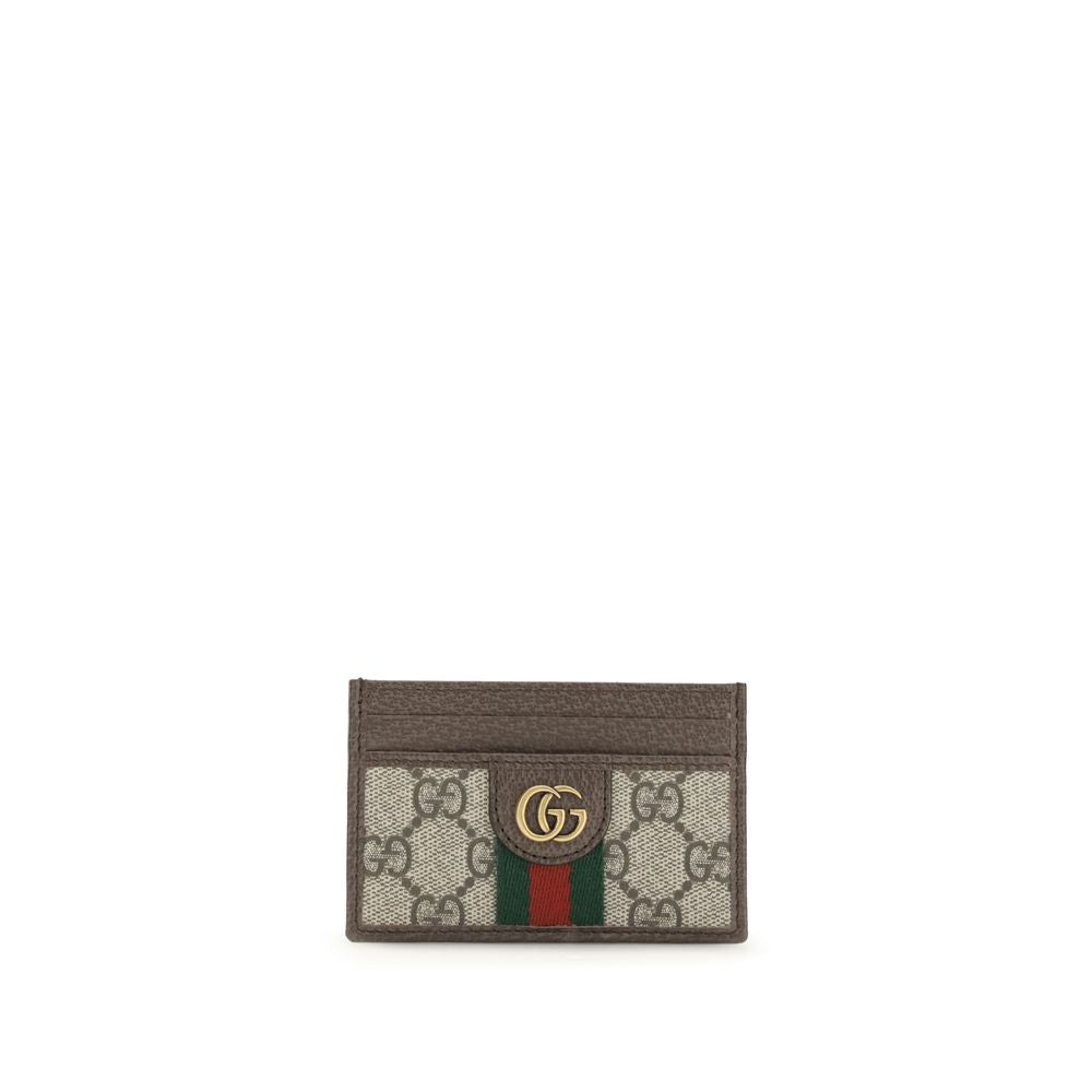 Gucci Beige GG Canvas Ophidia Wallet