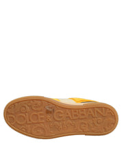 Dolce & Gabbana Multicolor Calfskin Low Top Sneakers