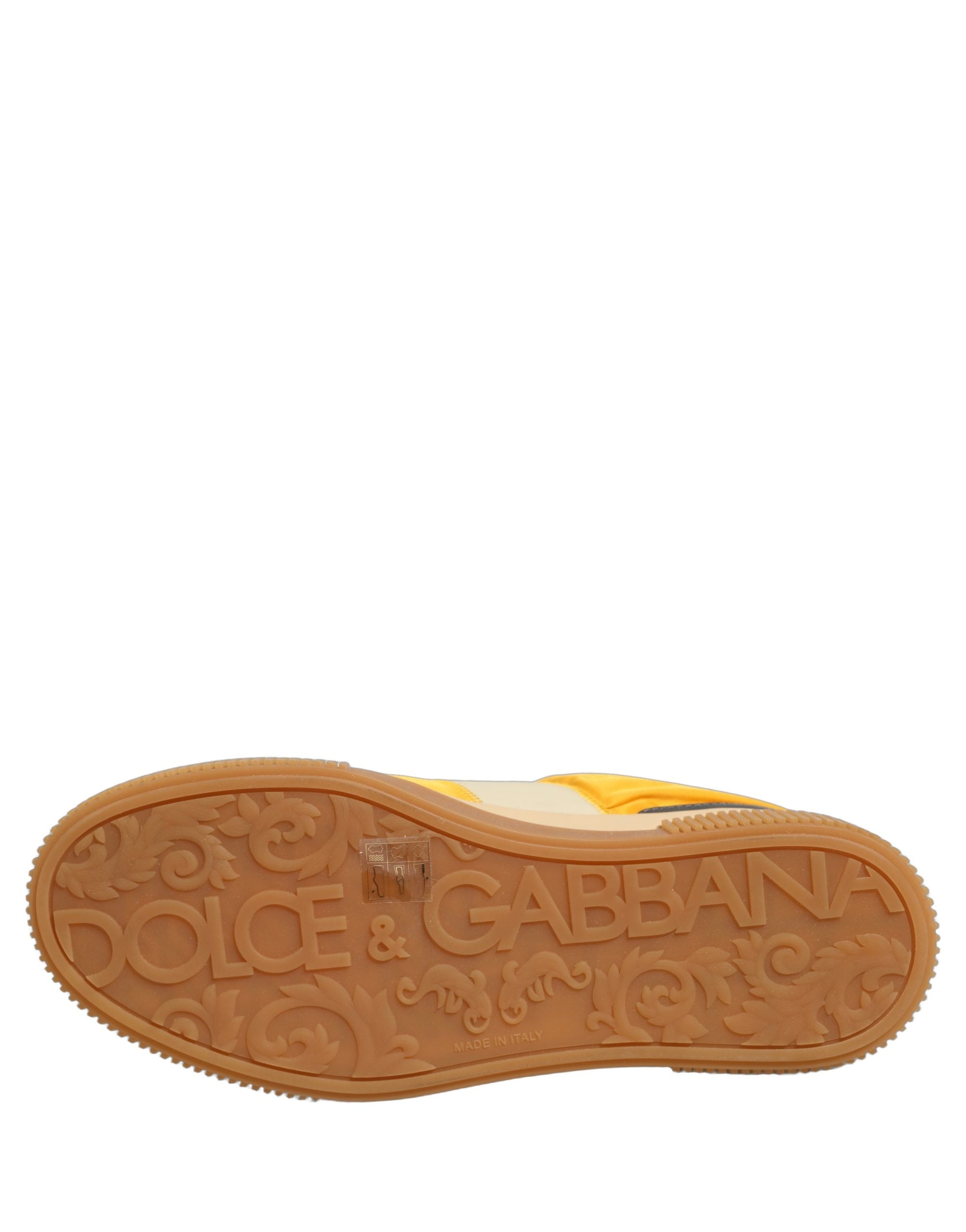 Dolce & Gabbana Multicolor Calfskin Low Top Sneakers