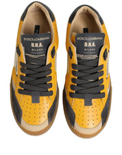 Dolce & Gabbana Multicolor Calfskin Low Top Sneakers