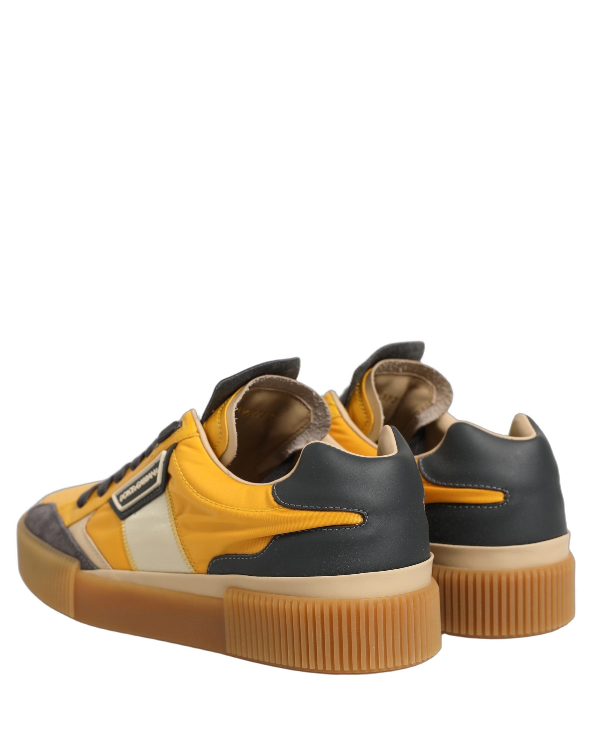 Dolce & Gabbana Multicolor Calfskin Low Top Sneakers