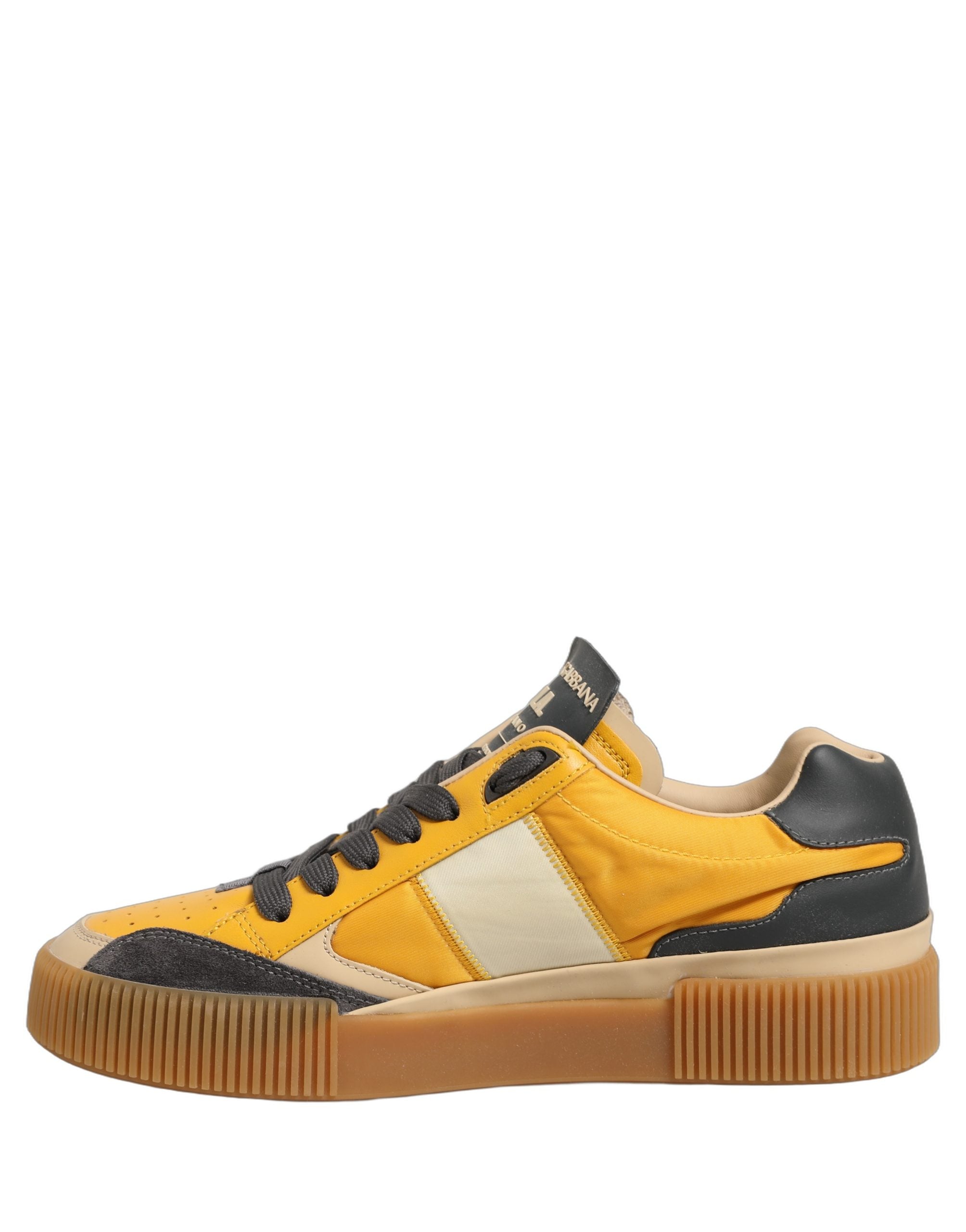 Dolce & Gabbana Multicolor Calfskin Low Top Sneakers