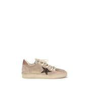 Golden Goose Beige Calf Leather Low Top Sneakers
