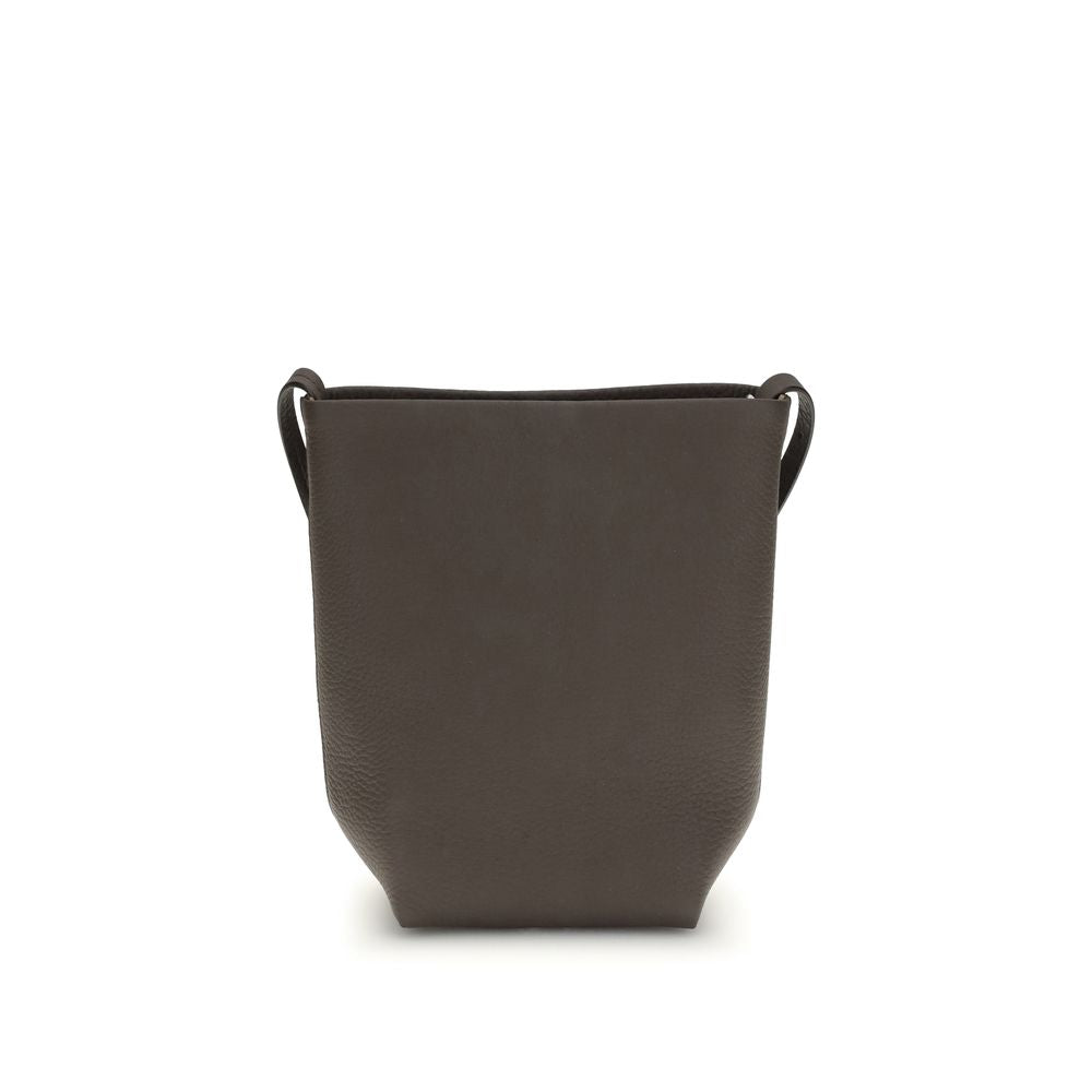The Row Brown Calf Leather Shoulder Bag