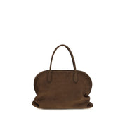 The Row Brown Calf Leather Shoulder Bag