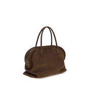 The Row Brown Calf Leather Shoulder Bag
