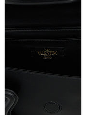 Valentino Garavani Black Leather Shoulder Bag