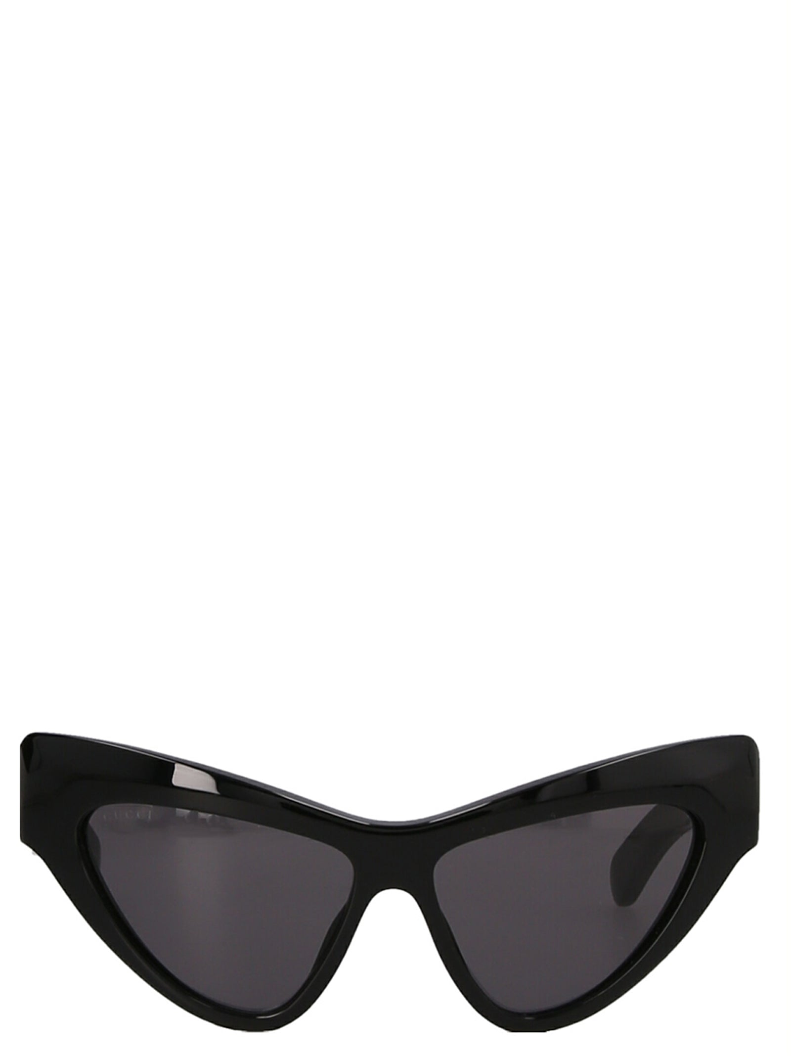 Gucci Black Acetate Cat Eye Sunglasses